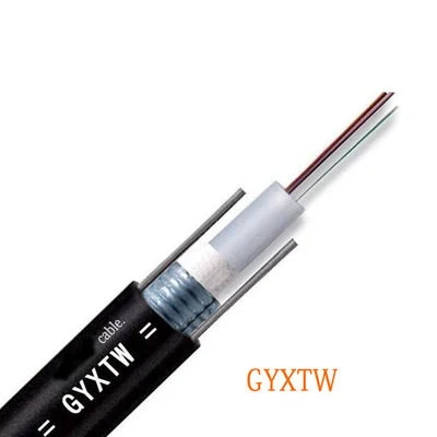 GYXTW Central Loose Tube Steel Tape Armored Fiber Optic Cable